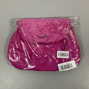 Baggallini Amanda Fuschia Crossbody Bag RFID Washable New with Tags